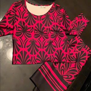 Flirty top and skirt set